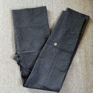 Lululemon Leggings • Ebb To Street Pant Heathered Wren